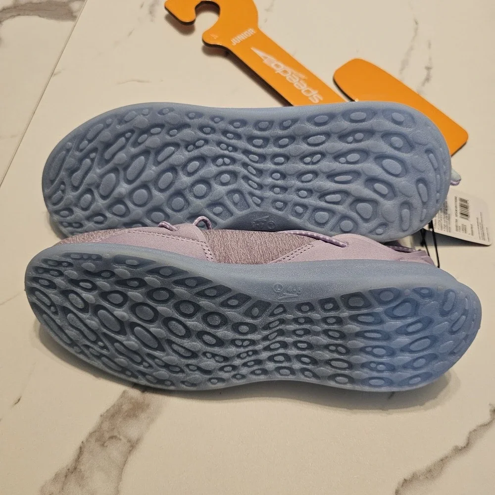 Speedo‎ Aqua Trek Water Shoes Kids Junior Size L 4-5 Lavender Breeze Hawaii NWT